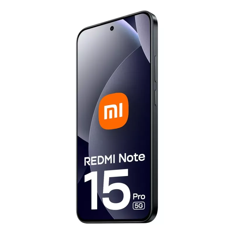 Viedtālrunis Xiaomi Redmi Note 15 Pro 5G — 6,83 collas (17,4 cm), 8 GB RAM, 256 GB, 200 MP, 6580 mAh, Melns