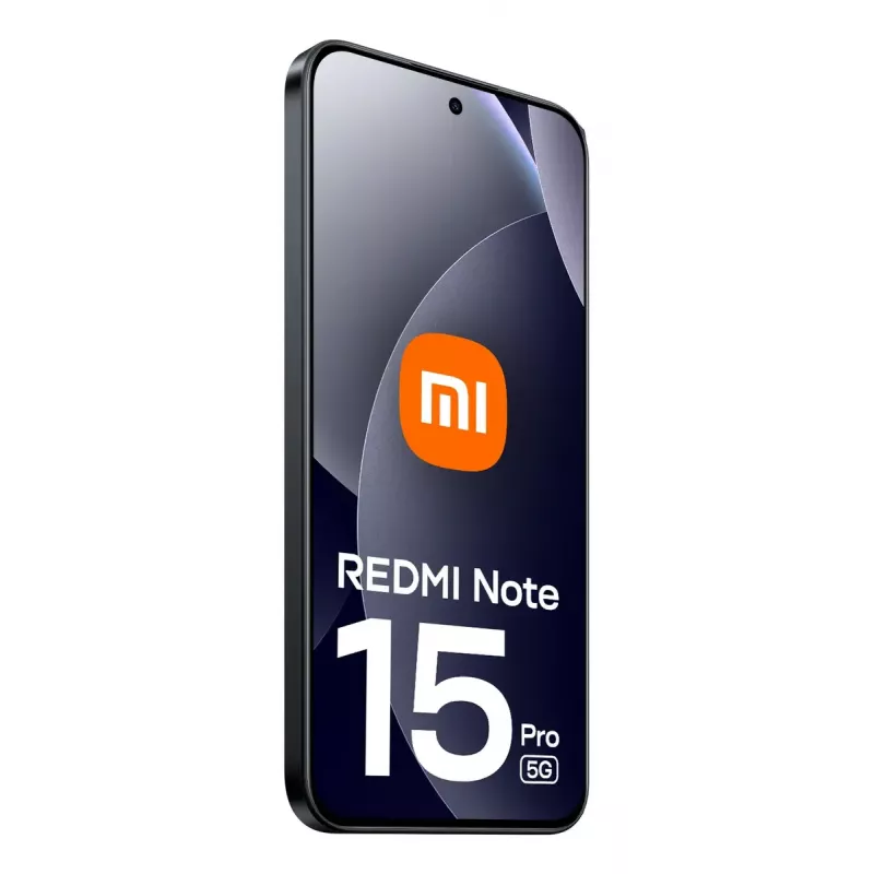 Viedtālrunis Xiaomi Redmi Note 15 Pro 5G — 6,83 collas (17,4 cm), 8 GB RAM, 256 GB, 200 MP, 6580 mAh, Melns