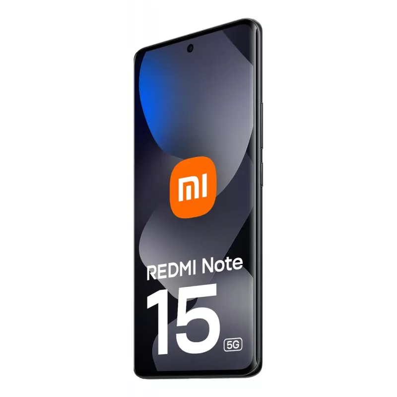 Viedtālrunis Xiaomi Redmi Note 15 5G, 6,77 collu (17,2 cm), 8 GB RAM, 128 GB, 108 MP trīskāršā kamera, 5520 mAh, melns