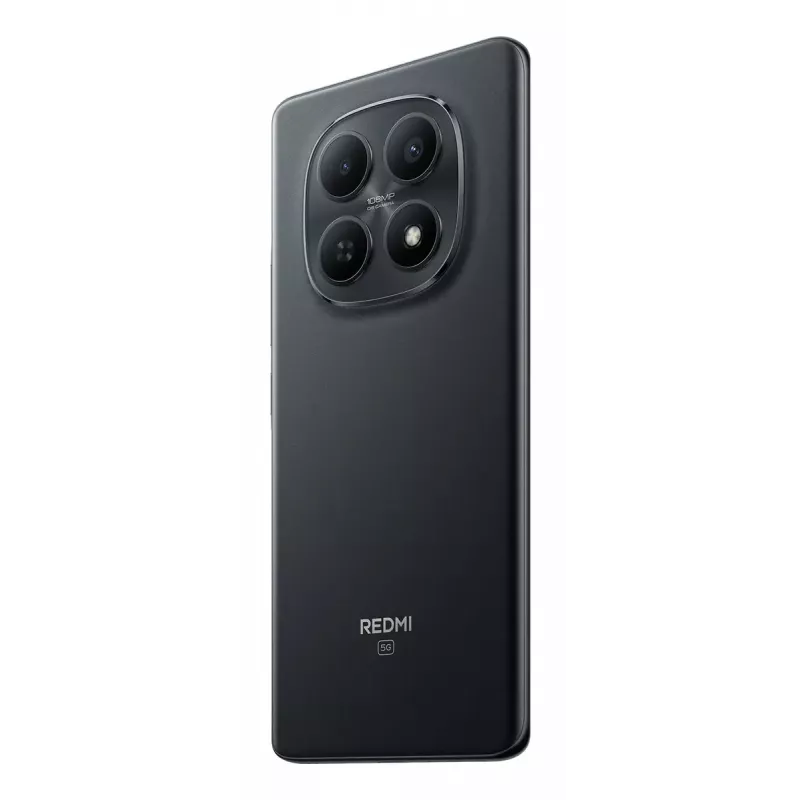 Viedtālrunis Xiaomi Redmi Note 15 5G, 6,77 collu (17,2 cm), 8 GB RAM, 128 GB, 108 MP trīskāršā kamera, 5520 mAh, melns