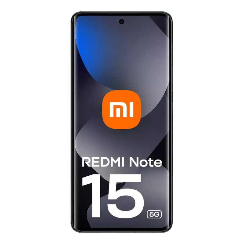 Viedtālrunis Xiaomi Redmi Note 15 5G, 6,77 collu (17,2 cm), 8 GB RAM, 128 GB, 108 MP trīskāršā kamera, 5520 mAh, melns