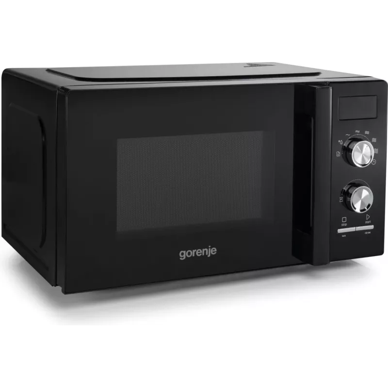 Gorenje MO20A3BH Melns kombinētā mikroviļņu krāsns, novietojama uz darba virsmas, 20 L, 800 W