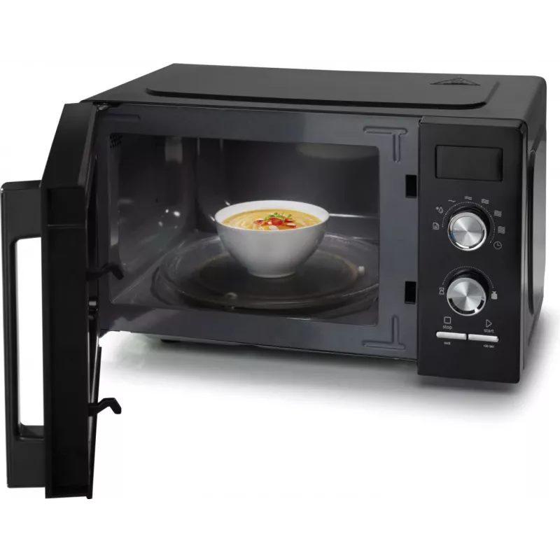 Gorenje MO20A3BH Melns kombinētā mikroviļņu krāsns, novietojama uz darba virsmas, 20 L, 800 W