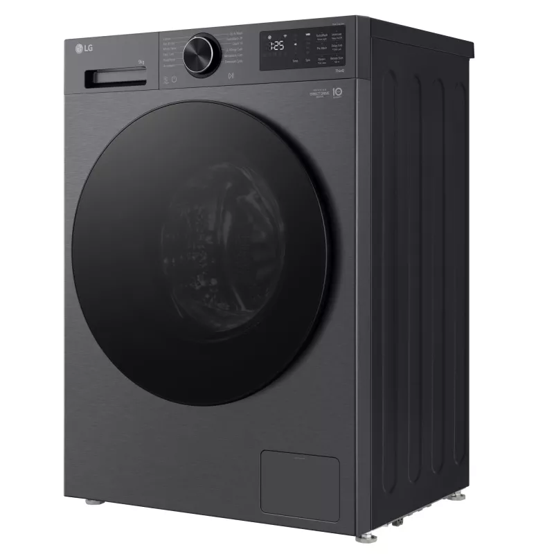 LG F2X50S9TBB veļas mazgājamā mašīna ar priekšējo ielādi 9 kg 1170 RPM melna