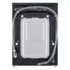 LG F4X5011TBB, A, priekšējā ielāde, mazgāšanas ietilpība 11 kg, dziļums 56,5 cm, 1400 RPM, melna veļas mašīna ar priekšējo ielādi 1351 RPM