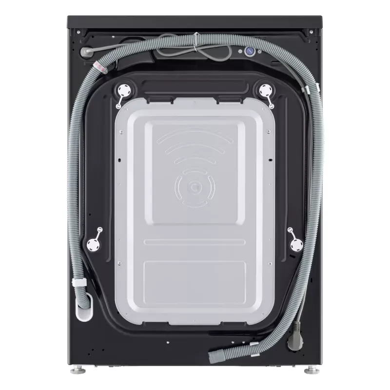 LG F4X5011TBB, A, priekšējā ielāde, mazgāšanas ietilpība 11 kg, dziļums 56,5 cm, 1400 RPM, melna veļas mašīna ar priekšējo ielādi 1351 RPM