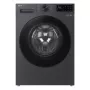LG F4X5011TBB, A, priekšējā ielāde, mazgāšanas ietilpība 11 kg, dziļums 56,5 cm, 1400 RPM, melna veļas mašīna ar priekšējo ielādi 1351 RPM