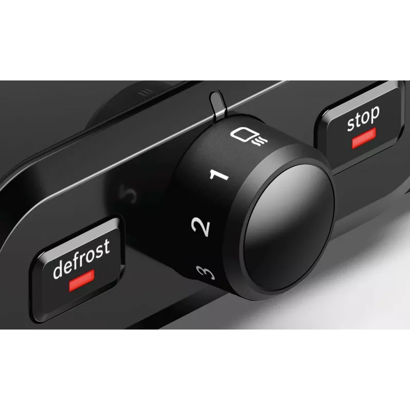 Bosch TAT4P420 tosteris 2 šķēlēm 970 W Melns, Nerūsējošais tērauds