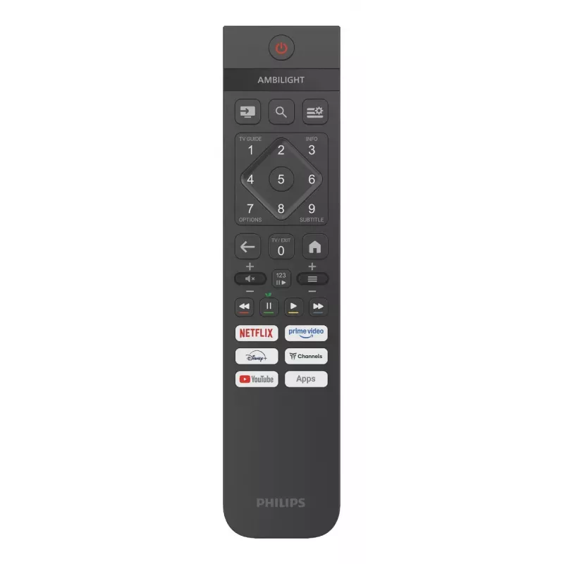 LED LCD televizors Philips 32PHS6050/12 32 collas (81,3 cm) HD+ viedtelevizors Wi‑Fi Titan OS melns 1366×768