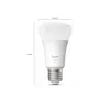 Philips Hue W 810 A60 2P EU | E27 | 7 W | Silta balta līdz vēsi balta gaisma | Bluetooth, Zigbee