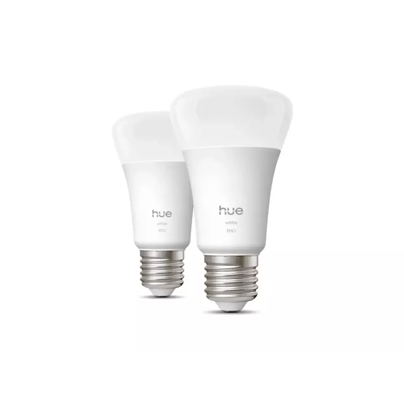 Philips Hue W 810 A60 2P EU | E27 | 7 W | Silta balta līdz vēsi balta gaisma | Bluetooth, Zigbee