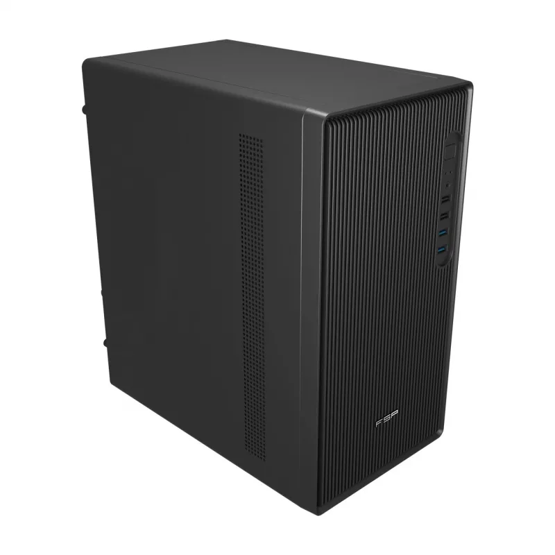 FSP S120-B Case Mini Tower mITX, mATX Melns, Small Form Factor (SFF), PC, Melns, micro ATX, Mini-ITX, SPCC, 16 cm