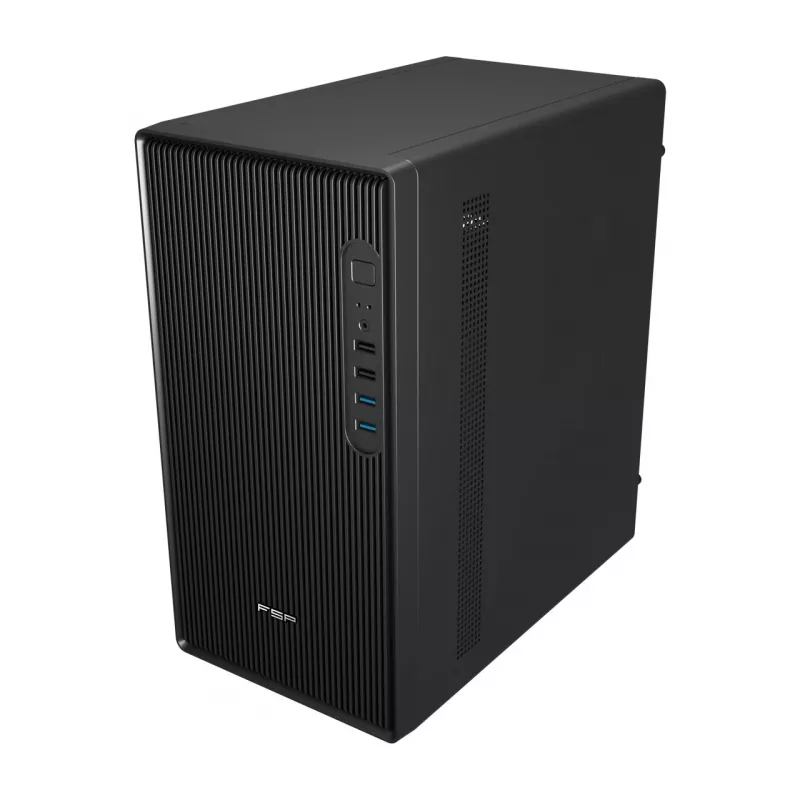 FSP S120-B Case Mini Tower mITX, mATX Melns, Small Form Factor (SFF), PC, Melns, micro ATX, Mini-ITX, SPCC, 16 cm