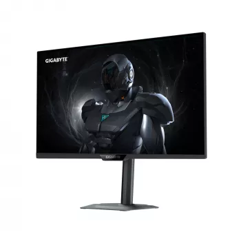 GIGABYTE G27U 27” 4K UHD spēļu monitors — divkāršais režīms (4K 160 Hz vai FHD 320 Hz), 3840 x 2160, 1 ms, 350 cd/m², FreeSync Premium, DisplayHDR400, HDMI 2.1, DisplayPort 1.4