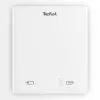 Elektroniskie virtuves svari Tefal Essential BC5504V0 — 5 kg ietilpība, 1 g precizitāte, LCD displejs, balta krāsa