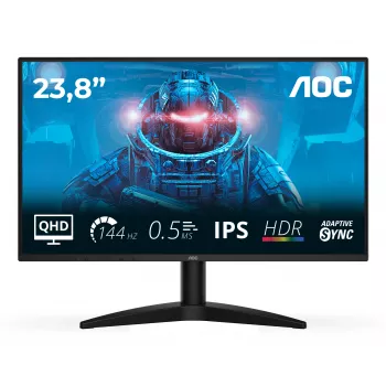 AOC B3 Q24B36X datora monitors 60,5 cm (23,8 collas) 2560 x 1440 pikseļi Quad HD LED melns