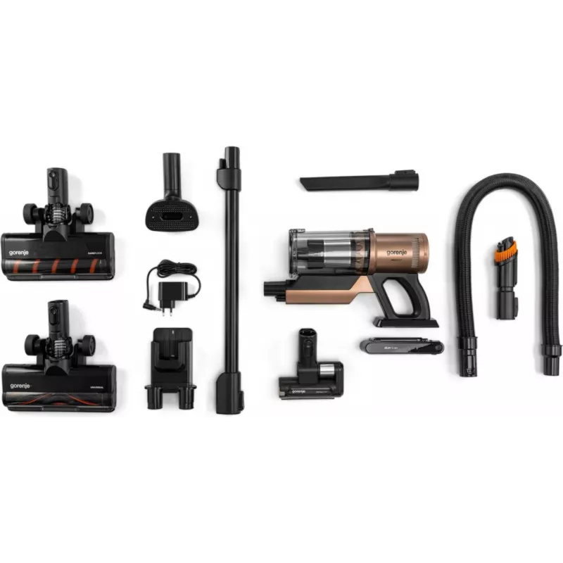 Gorenje SVC259449NDCO 2-in-1 stick vacuum baterija Dry HEPA Bagless 0.6 L 350 W Copper
