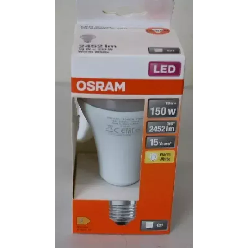 LEDvance Parathom Classic LED E27 19W 827 (Warm balta) bez iespējas regulēt — bojāts iepakojums