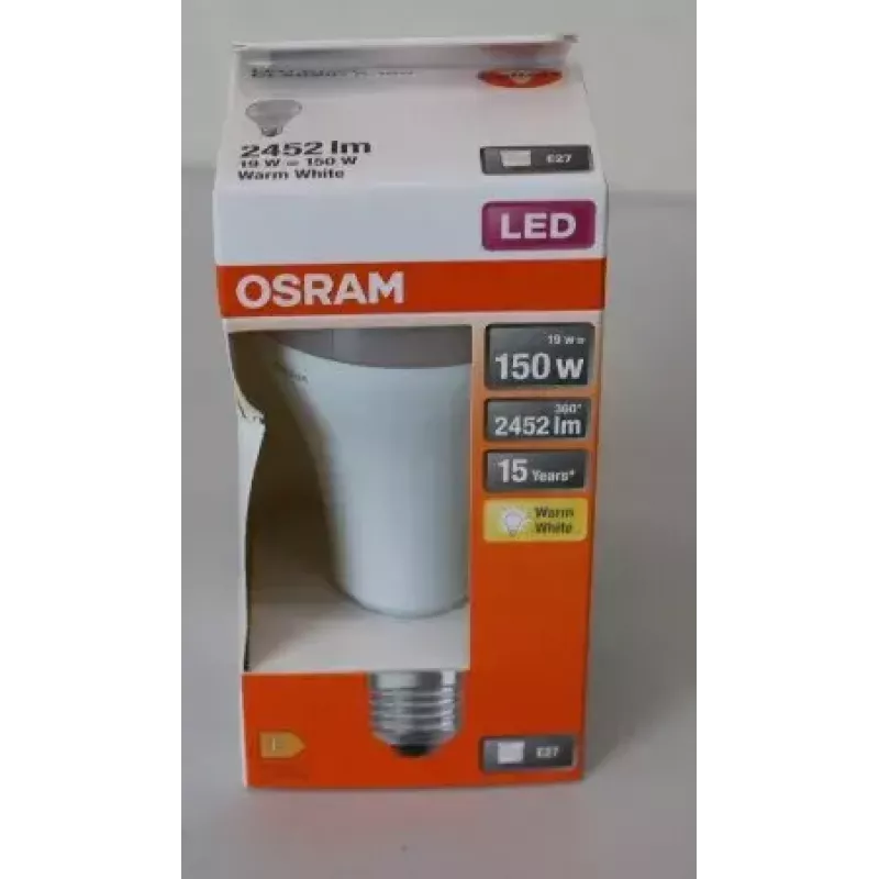 LEDvance Parathom Classic LED E27 19W 827 (Warm balta) bez iespējas regulēt — bojāts iepakojums