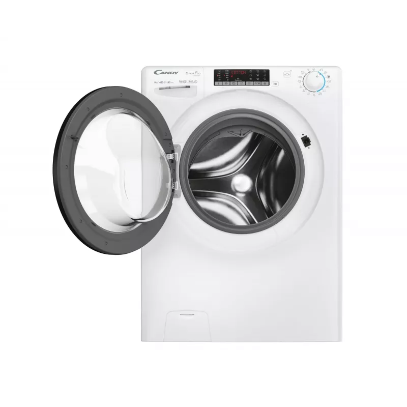 Candy Smart Pro Inverter CSO486TWMB6/1-S veļas mašīna Priekšējā ielāde 8 kg 1400 apgr./min Balta