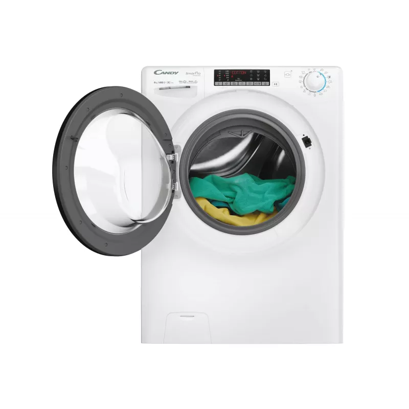 Candy Smart Pro Inverter CSO486TWMB6/1-S veļas mašīna Priekšējā ielāde 8 kg 1400 apgr./min Balta