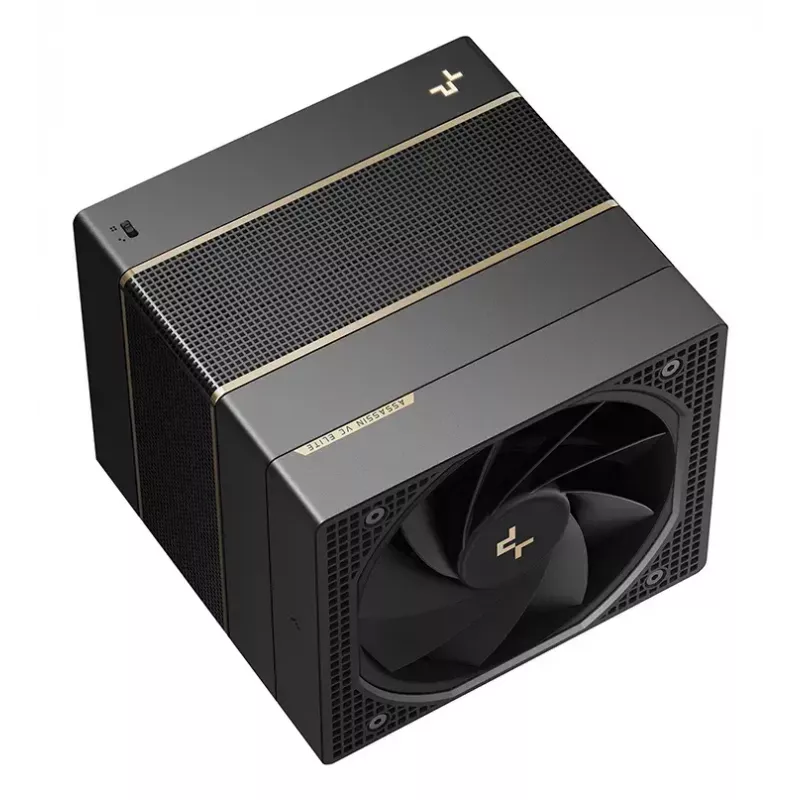 CPU gaisa dzesētājs DeepCool ASSASSIN VC ELITE, 120/140 mm ventilatori, FDB, 147×144×164 mm, Melns