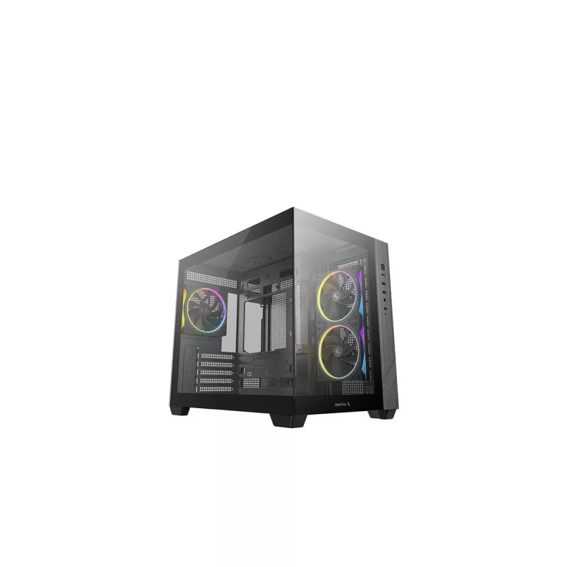 Datorkorpuss DeepCool CG330 3F, mid-tower, melns