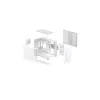 PC korpuss DeepCool CG330 3F balta — Vidēja torņa ATX šasija, balta