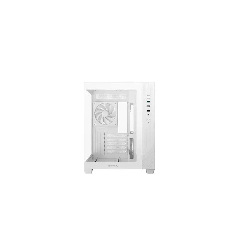 PC korpuss DeepCool CG330 3F balta — Vidēja torņa ATX šasija, balta