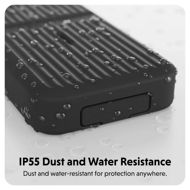 SSD korpuss Hyper HD2500GL M.2 PCIe SSD (USB4 Gen4, USB‑C) melns