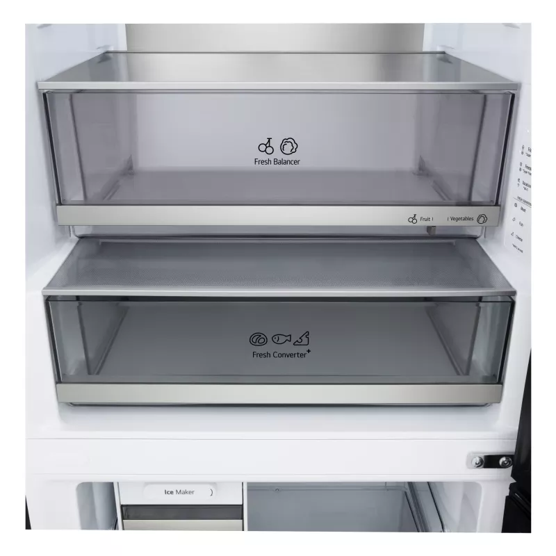 LG GBBW726CEV Brīvi stāvošs 465 L Melns