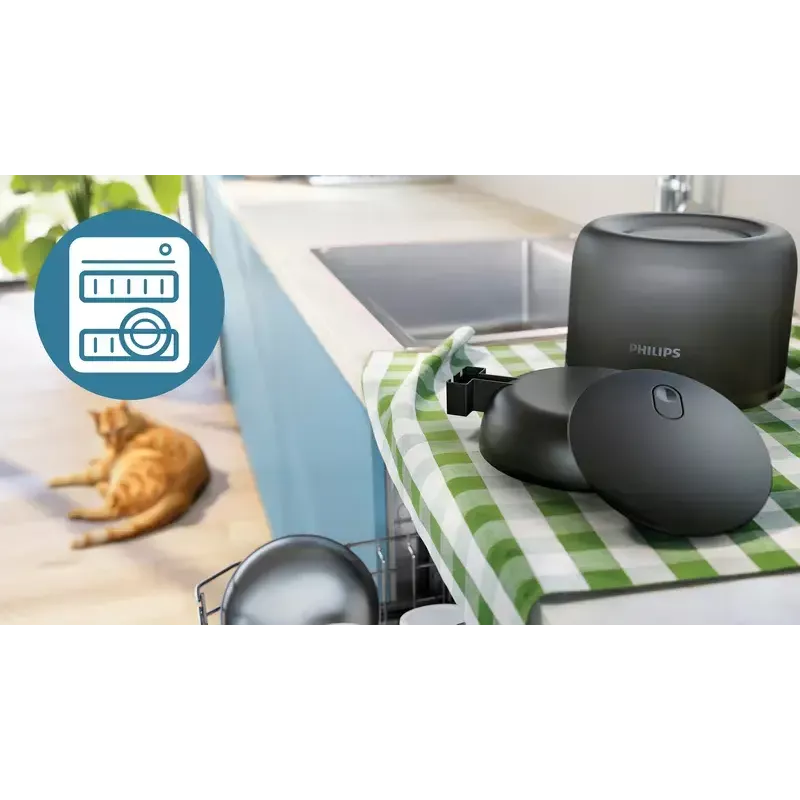 Automātiskā mājdzīvnieku barotava Philips 5000 sērija PAW5320/02 ar kameru, 4,5 L barības un ūdens ietilpība, plastmasas korpuss, iekštelpu lietošanai