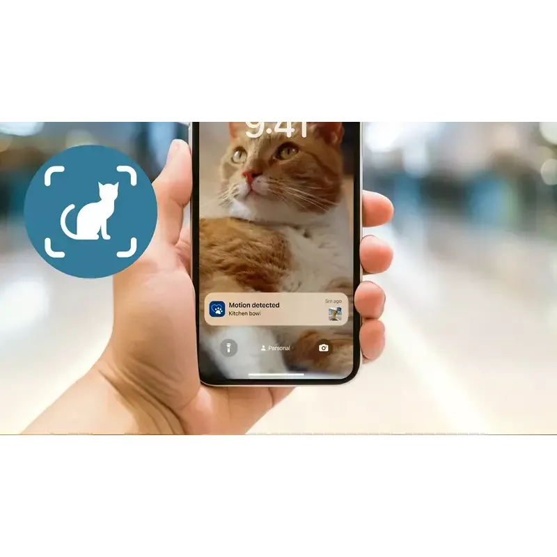 Automātiskā mājdzīvnieku barotava Philips 5000 sērija PAW5320/02 ar kameru, 4,5 L barības un ūdens ietilpība, plastmasas korpuss, iekštelpu lietošanai