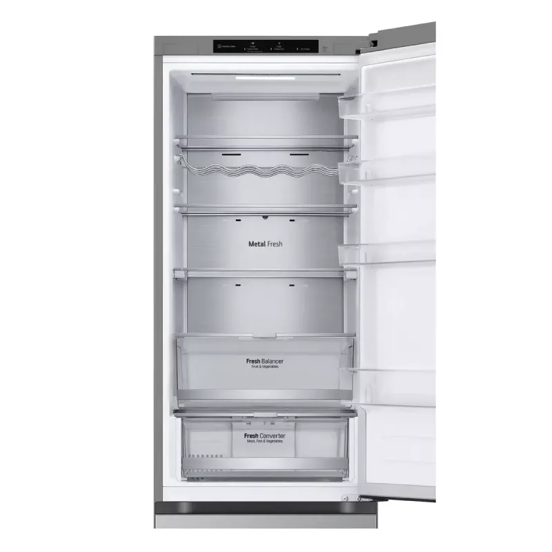 LG GBV7280CPY.APYQEUR ledusskapis-saldētava Brīvi stāvošs 387 L Nerūsējošais tērauds