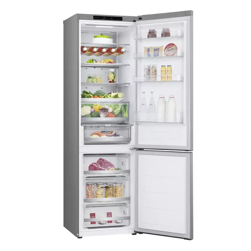 LG GBV7280CPY.APYQEUR ledusskapis-saldētava Brīvi stāvošs 387 L Nerūsējošais tērauds