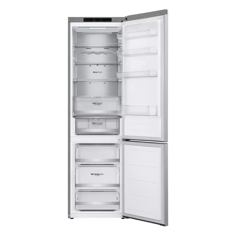LG GBV7280CPY.APYQEUR ledusskapis-saldētava Brīvi stāvošs 387 L Nerūsējošais tērauds