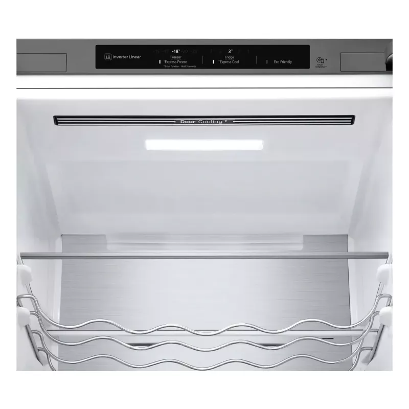 LG GBV7280CPY.APYQEUR ledusskapis-saldētava Brīvi stāvošs 387 L Nerūsējošais tērauds