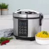 Multivārāmais katls Tristar RK-6132 — 1.5 L, 500 W, 7 auto programmas, LCD, nerūsējošais tērauds/melns