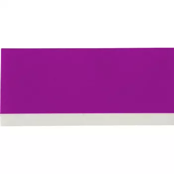 Pašlīmējoša printera uzlīme Brady M21-750-595-PL — vinila, purpursarkans uz balta, 1.91 cm × 6.4 m