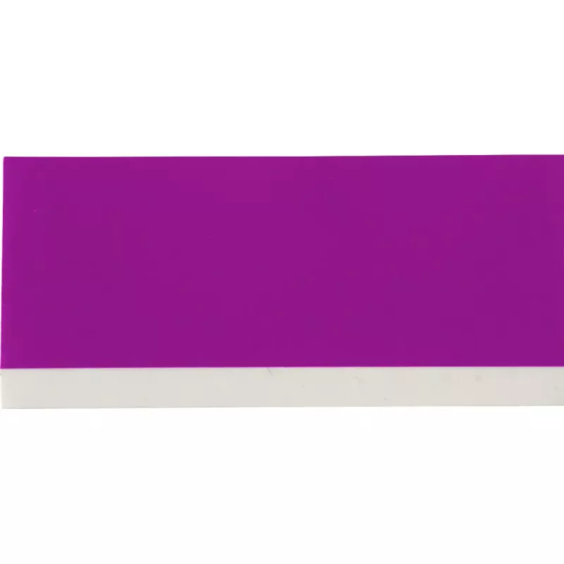 Pašlīmējoša printera uzlīme Brady M21-750-595-PL — vinila, purpursarkans uz balta, 1.91 cm × 6.4 m