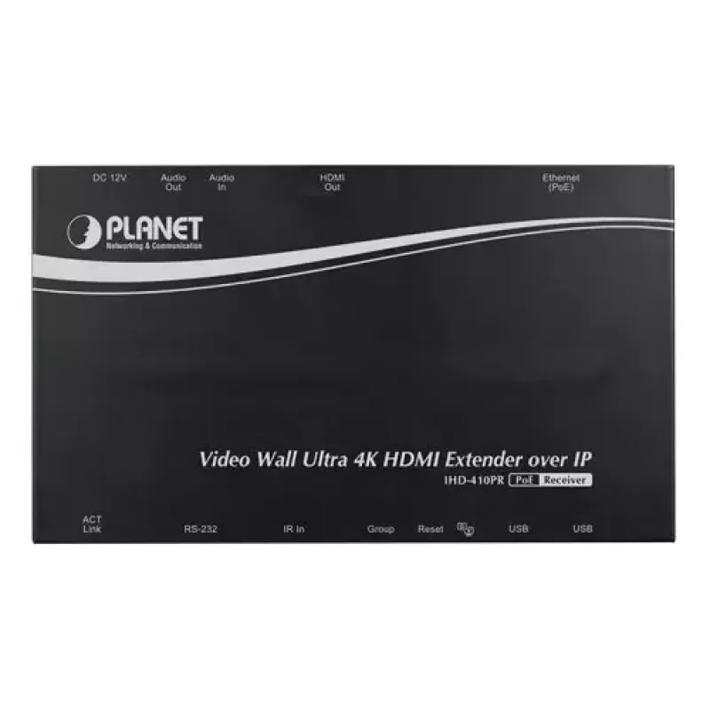 PLANET IHD-410PR videokonstrukciju sienas Ultra 4K HDMI/USB uztvērējs