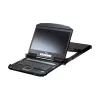 ATEN CL3884NW-ATA-ITG plaukta konsole 47 cm (18,5 collas) melna