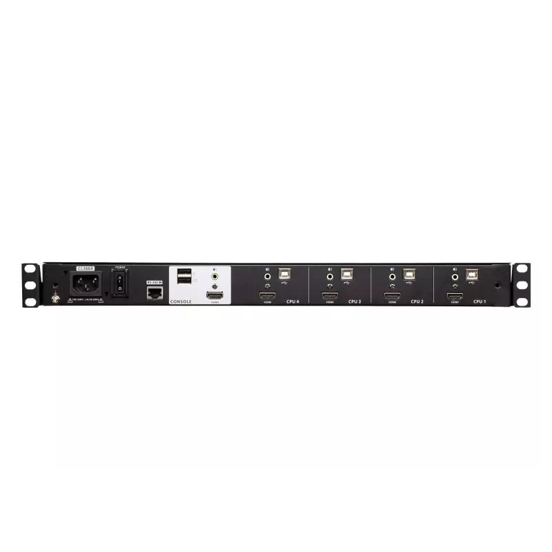 ATEN CL3884NW-ATA-ITG plaukta konsole 47 cm (18,5 collas) melna