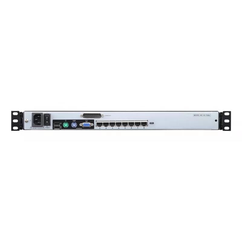 ATEN KL1508AM plaukta konsole 43,2 cm (17 collas) 1280 x 1024 pikseļi Metāls Melna 1U