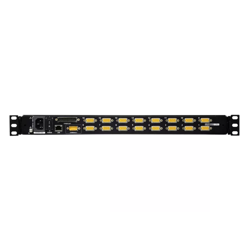 ATEN CL5716IN statīva konsole 48,3 cm (19 collas) 1280 x 1024 pikseļi Metāls, Plastmasa Melns 1U