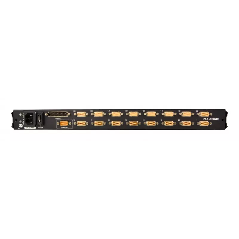 ATEN CL5716N statīva konsole 48.3 cm (19 collas) 1280 x 1024 pikseļi Metāls, Plastmasa Melns 1U