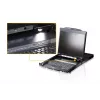 ATEN CL5808N statīva konsole 48,3 cm (19 collas) 1280 x 1024 pikseļi Metāls, Plastmasa Melns 1U