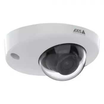 Kupolveida IP drošības kamera AXIS 02502-001 — Iekštelpu griestu montāža, 1920×1080, 3,6 mm objektīvs, 1/2,9 collas CMOS, 0,04 lx, 250° rotācijas diapazons