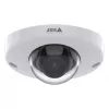 Kupolveida IP drošības kamera AXIS 02502-001 — Iekštelpu griestu montāža, 1920×1080, 3,6 mm objektīvs, 1/2,9 collas CMOS, 0,04 lx, 250° rotācijas diapazons
