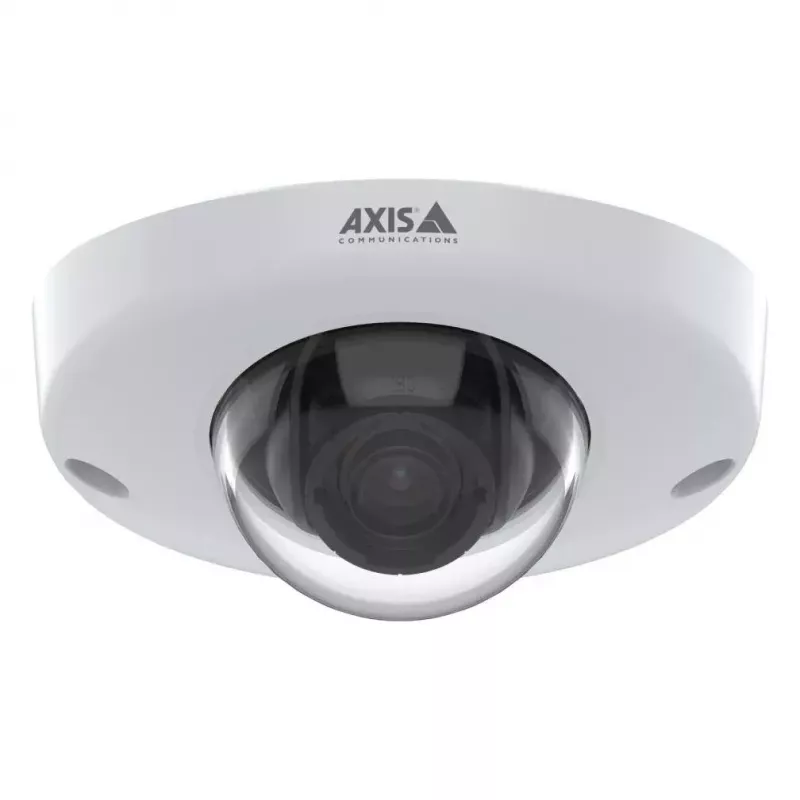 Kupolveida IP drošības kamera AXIS 02502-001 — Iekštelpu griestu montāža, 1920×1080, 3,6 mm objektīvs, 1/2,9 collas CMOS, 0,04 lx, 250° rotācijas diapazons